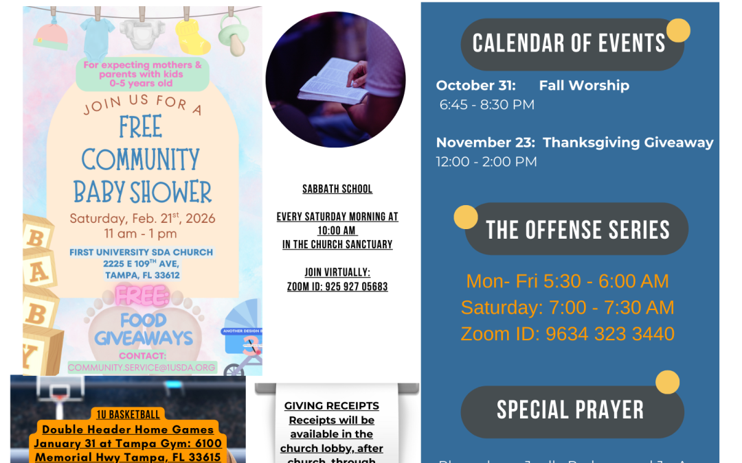 WEEK AT A GLANCE | JANUARY 2026